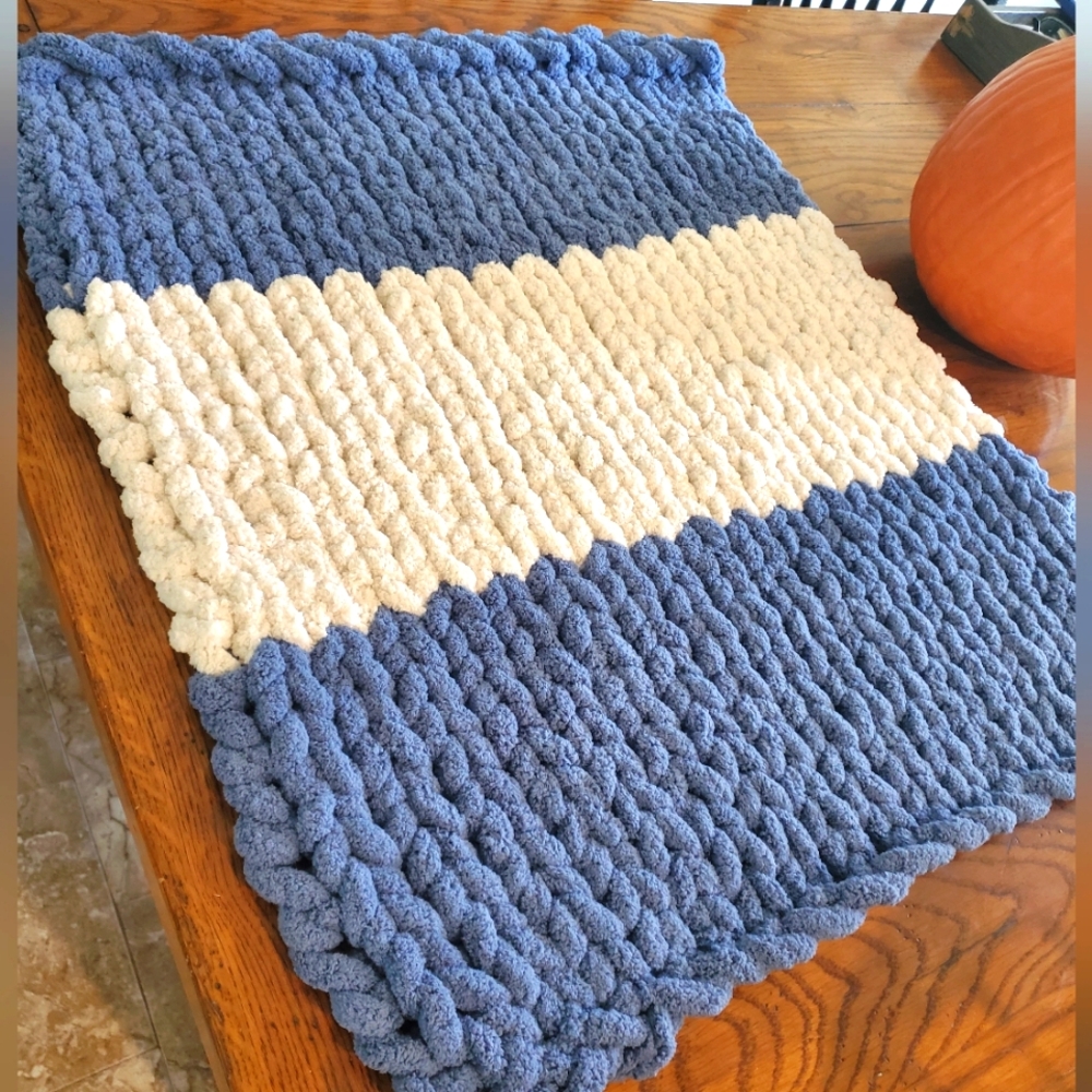 Chunky Knit Baby Blanket